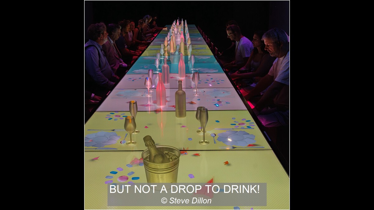 BUT NOT A DROP TO DRINK!